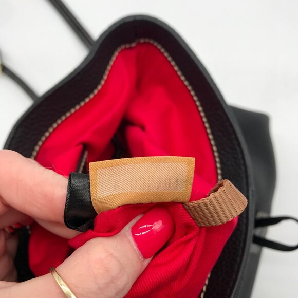 Dooney & Bourke Black Pebbled Grain Leather Toggle Crossbody Bag - Picture 11 of 11